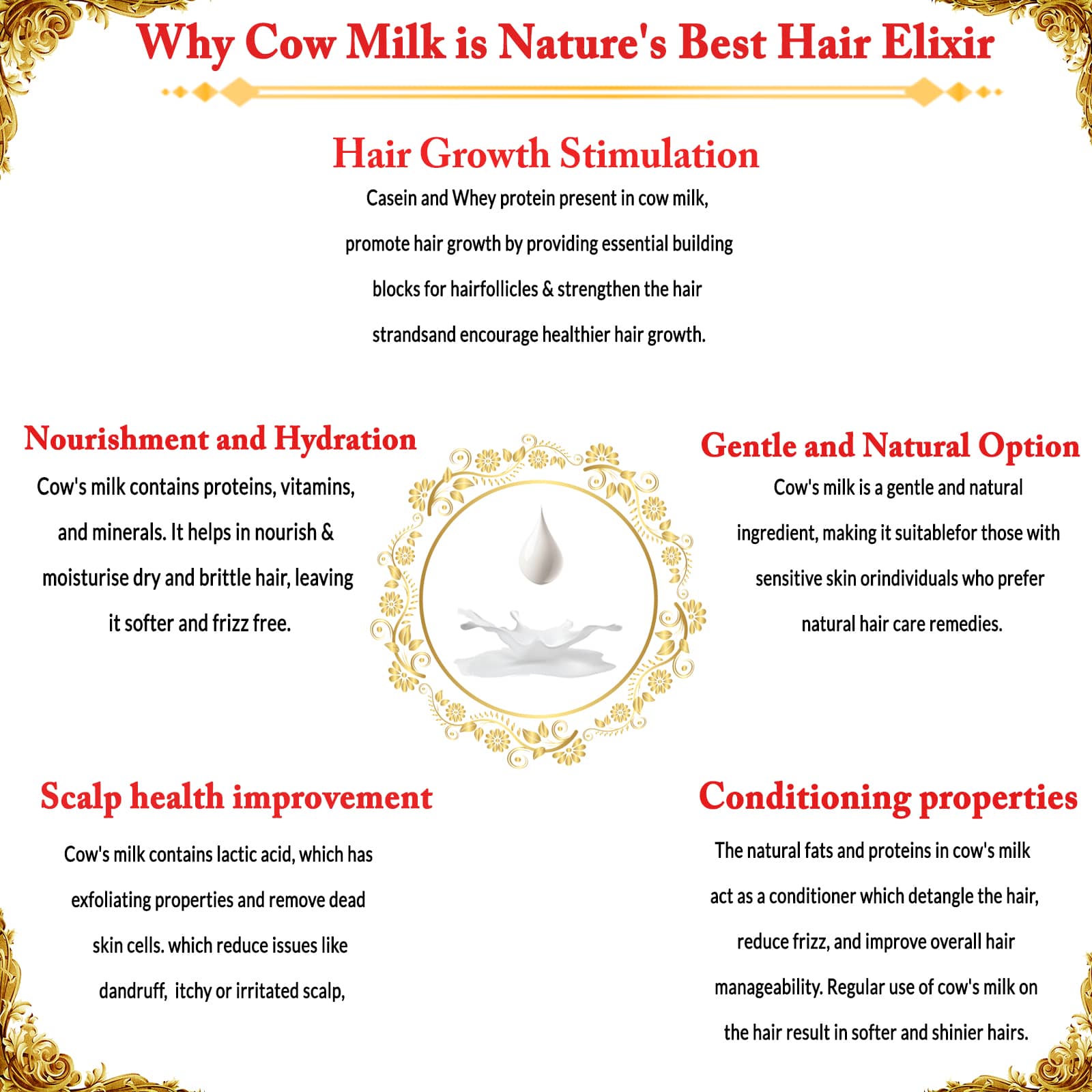 Cow Milk Bhringraj Hair Growth Shampoo UA AYURVEDA